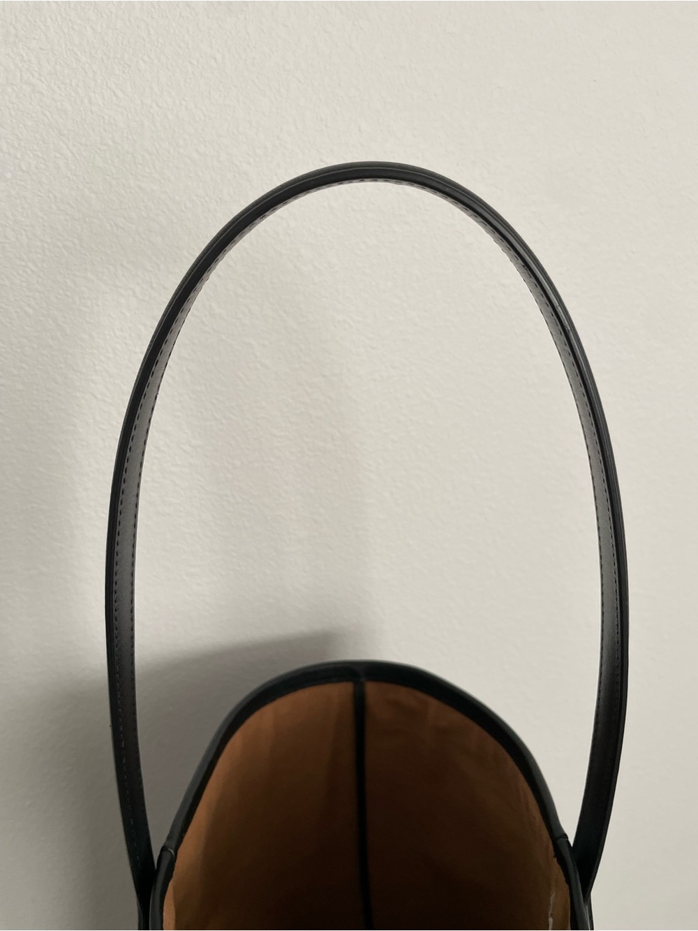 J. Crew Berkeley Bag Black Leather Bucket Bag - Picture 8 of 11